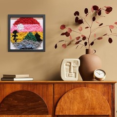 Multipurpose 10×10 Black Shadow Box with Glass Front for Cherished Memories