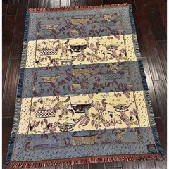 Old Salem Tapestry Throw Blanket Bob Timberlake Apple Orchard 67 X 48 Cotton