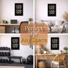 Motivational Quotes Wall Art 11×17 Gift for Entrepreneurs Framed Poster