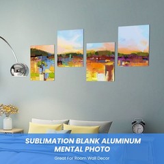 Sublimation Metal Photo Blanks 11 x 14 Inch 0.45mm Thick 11 x 14 Inch, White