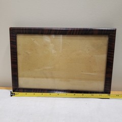 Tortoiseshell Picture Frame 7×11 Brown Black Wood Traditional Wall Decor