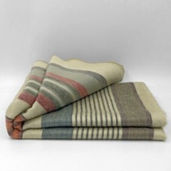 SOFT & WARM STRIPED ALPACA LLAMA WOOL BLANKET THROW 95″x65″ QUEEN BED SOFA COUCH