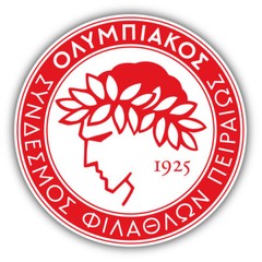 Olympiacos FC Greece Soccer Football Car Bumper Sticker Decal 5» x 5»