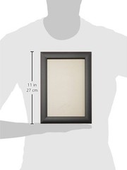 1WB3BK 11 by 15-Inch Picture Frame, Smooth Wrap Finish, 1-Inch Wide, Black