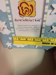NOS Home Interior Kids Blue Baby Photo Frame See Pictures New In Box