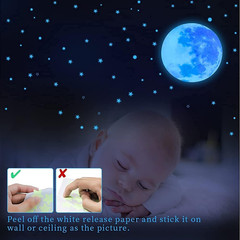 Glow in The Dark Stars for Ceiling,Star Decorations for Bedroom,Kids Boys Gir…