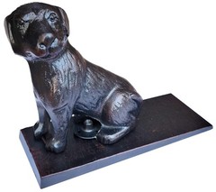 Cast Iron Dog Door Stopper 6 Lbs 6″ Height x 8″ Length x 3″ Width – Decorative