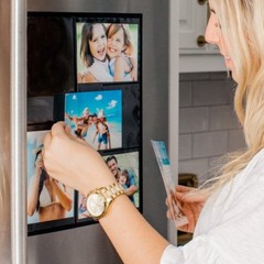Fridge Magnetic Picture Collage Frames by Wind & Sea, Displays 10 – 4×6 Photos