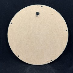 Gold Framed Mirror Small Ornate Resin Plastic Wall Mirror 10″ Round Frame