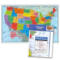 Wall Map Of The United States USA Road Travel Maps City Name US Poster 28″x40″