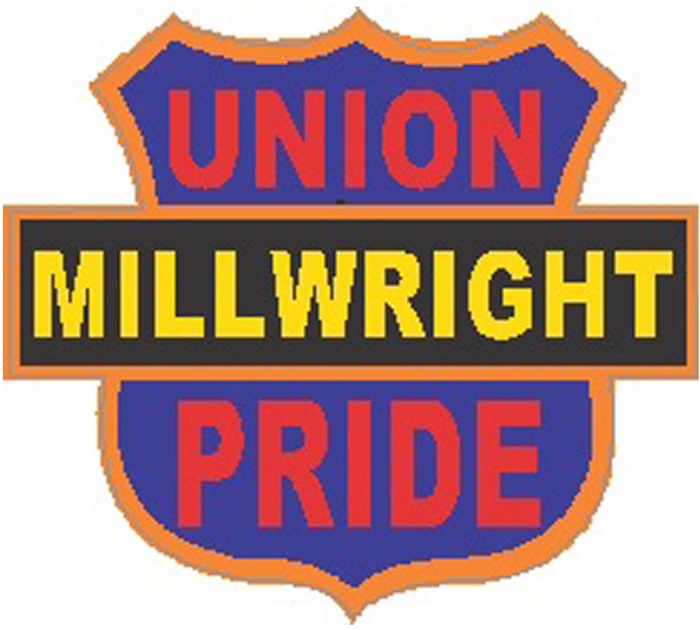 Millwright union pride on shield, CMW-18