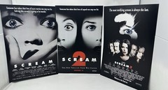 SCREAM 1-3 Trilogy 11 x 17 Horror Reproduction Posters, 3-Pack