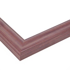 ArtToFrames Picture Frame Custom 1.5″ Pink Ridged Mauve Wood 4441 Small