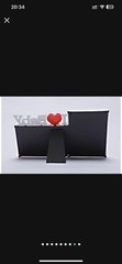 Premium Plastic Double 4×6 Photo Frame,»I Love Baby» fit Two 4×6 in Size Photos