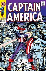 CAPTAIN AMERICA #107 COMIC BOOK COVER Poster print 11″x17″ inches home decor