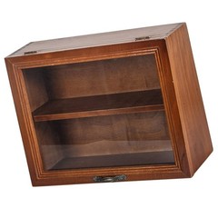 Shadow Box Display Case, Wooden Cabinet for Memorabilia & Collectibles, 30×23…