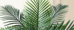 8ft Tall UV Resistant Faux Palm Tree, 96in Artificial Palm Tree Indoor Outdoor,