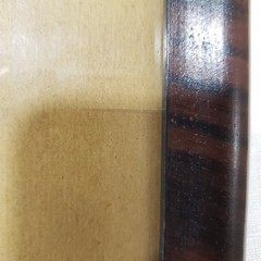 Tortoiseshell Picture Frame 7×11 Brown Black Wood Traditional Wall Decor