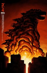 AA1646 Godzilla Film By Gareth Edwards 2014 Red Movie Poster 11×17