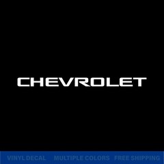 CHEVROLET Logo Vinyl Decal Sticker | Car Truck SUV Window | Free Shipping