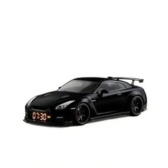 Sports Car Model with A Digital Clock, Metal Car with Opening Doors, Car Mode…
