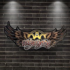 Aerosmith Wings Lightbox Band Rock N’ Roll Vinyl Pinball Topper