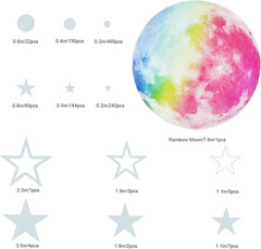 Glow in The Dark Stars for Ceiling,Star Decorations for Bedroom,Kids Boys Gir…