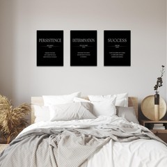 Motivational Wall Decor, Inspirational Office Decor for Men, 12” x 16” Framed…