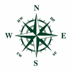 Compass Navigation Automotive Die Cut Decal Multi colors Oracal 651 brand & more