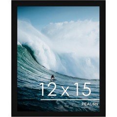 12X15 Picture Frame Black, Photo Frame for Wall Mounting Display Horizontally