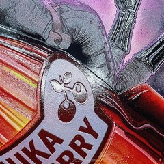 Displate Fallout–Nuka Cherry Girl–Limited Edition – x/1000 Fast & Safe Shipping