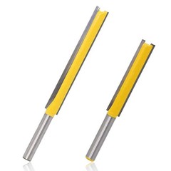Extra Long Straight Router Bit Set 1/4 Shank 2 3 Inch Cutting