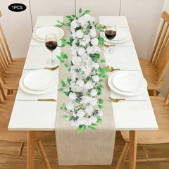 39.3*11.81in Artificial Flower Artificial Flowers Row for Home Party Wedding