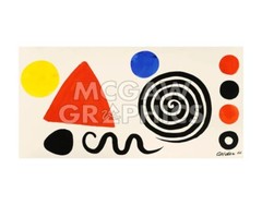 Abstraction 1966, Alexander Calder, Wall Art Print Poster 11″ x 14″ 3153