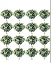 Tigeen 100 Pcs Artificial Eucalyptus Stems Tall 11.8 Inch Tall Faux Eucalyptus