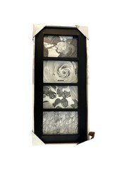 Malden 4 Opening 4″ X 6″ Black Wood Picture Frame Vertical Or Horizontal NEW