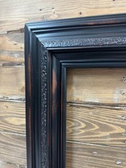 12 x 18 In Stock-Vintage Black picture frame,antique style frame,canvas frame.