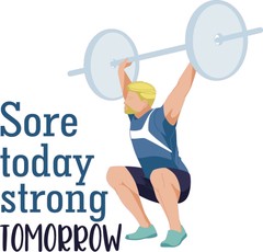 Weight Lifting Gym Exercise Workout Decor Fitness Quotes Vinyl Home Wall Decal