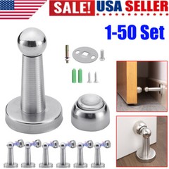 1-50 X Magnetic Door Stop Holder Safety Stopper Guard Fitting Screws Catch LOT