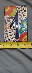 Vintage Mexican Talavera Hacienda Tile Address House Number 1 Uno Fast Shipping