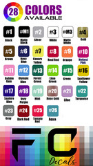 Text Decal Vinyl Lettering Personalized Sticker Business Sign Name CUSTOM MADE