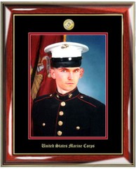 Photo Frame 8×10 Marines Picture Frame Plaque Promotion Military Gift Retirement
