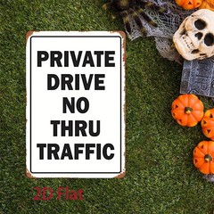 20.32*30.48 cm Metal No Trespassing Sign Wall Decor
