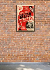 «Reefer Madness» 1950s Marijuana Adult Vintage Style Movie Poster – 24×36