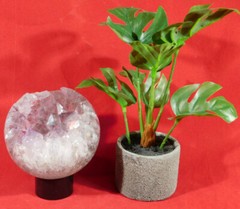 Sphere Display Stand Medium Size BLACK Acrylic