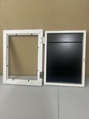Kids Art Frame White Front Opening