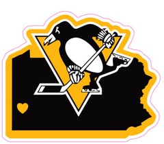 Pittsburgh Penguins Hockey Vinyl Decal Sticker Car Truck Bumper Laptop Tumbler