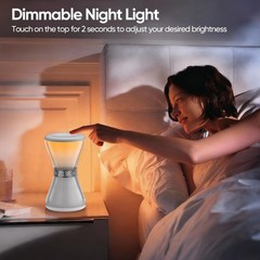 RGB Night Light Alarm Clock for Kids, Teenagers, Adults, Digital Alarm Clock …