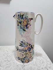 Anthropologie Gardenshire pitcher 12 in tall