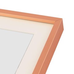3 Pack 4×6 Rose Gold Aluminum Collage Frame 2 Opening for 6×4 Photo Real Glass
